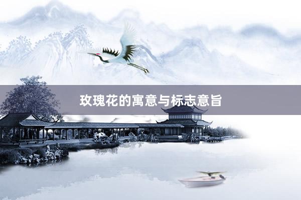玫瑰花的寓意与标志意旨